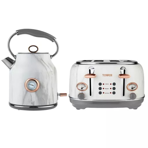 S/S Kettle & 4 S Toaster