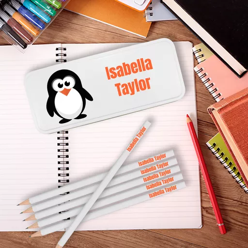 Pencil Tin Penguin