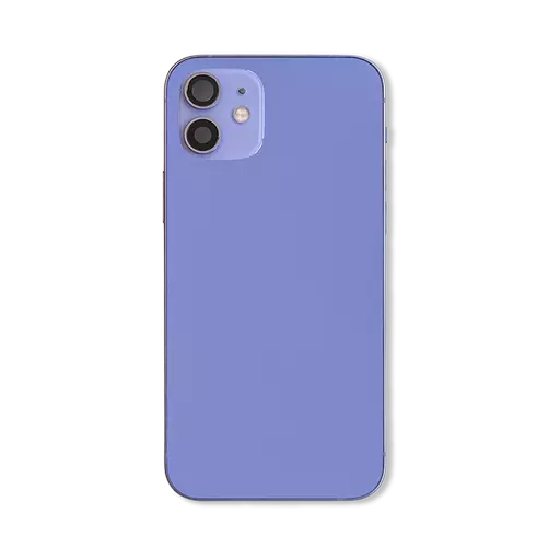Back Housing With Internal Parts (Purple) (No Logo) - For iPhone 12