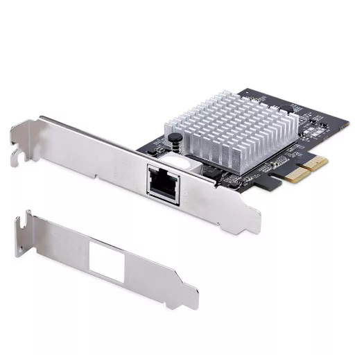 StarTech.com 1-Port 10Gbps PCIe Network Adapter Card, Network Card for PC/Server, Six-Speed PCIe Ethernet Card with Jumbo Frame Support, NIC/LAN Interface Card, 10GBASE-T and NBASE-T