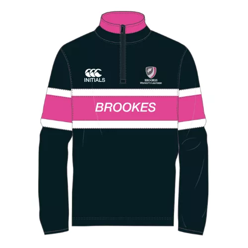 PRE-ORDER Oxford Brookes University Women's Lacrosse Unisex Retro 1/4 Zip Fleece