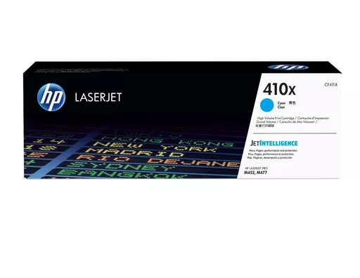 HP CF411X/410X Toner cartridge cyan high-capacity, 5K pages ISO/IEC 19798 for HP Pro M 452