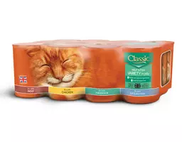 12 x Classic Cat Food Cans
