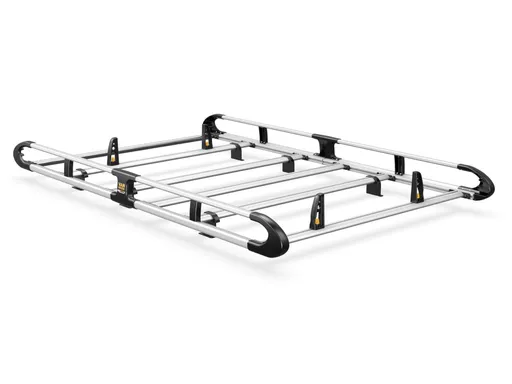 Citroen Dispatch 2016-Onwards L1, H1 Twin Rear Doors - ULTI Rack+ (Aluminium) - 4 Bar Roof Rack