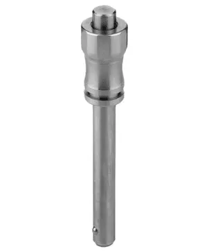 Stainless Steel 8mm Quick Release Ball Lock Pins - 70mm Usable Length - Security Push Button Pins