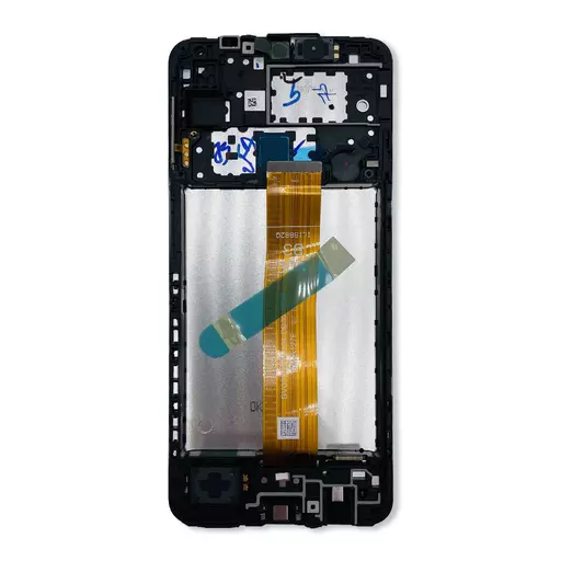 LCD Screen Assembly (Service Pack) (Black) - Galaxy A12 (Nacho/2021) (A127)