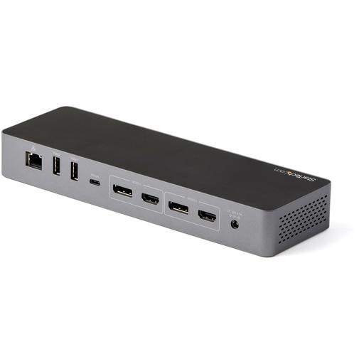 StarTech.com USB C Docking Station for Macbook Pro/Air-M1/M2/M3/M4, Thunderbolt Compatible, HDMI/DisplayPort, Dual 4K 60Hz/Single 8K, USB Type-C Laptop Dock, 96W Power Delivery, USB 10Gbps