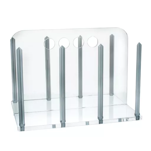 Petri dish rack to hold 60 petri dishes