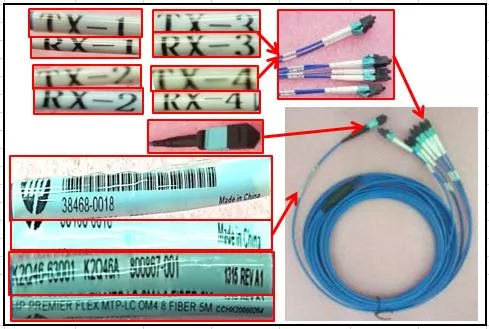 Hewlett Packard Enterprise Premier Flex Multi Fiber Push On to 4 x Lucent Connector 5m Cable