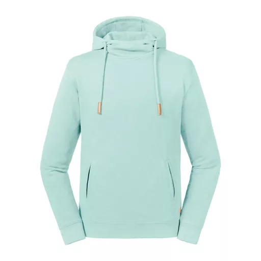 Unisex Organic High Collar Hooded Sweat