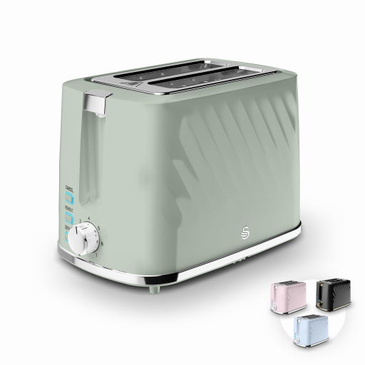 Windsor 2 Slice Textured Toaster