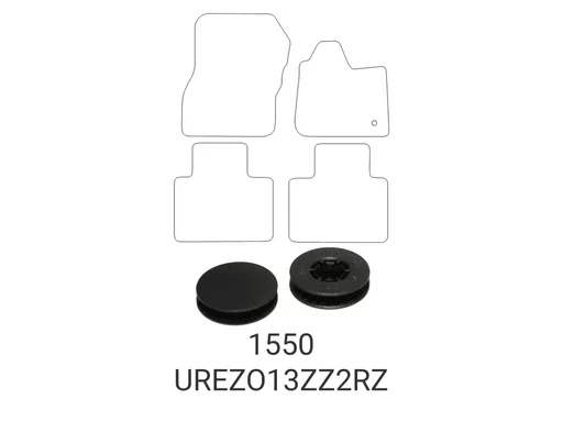 Renault Zoe 2013-2019 Tailored Rubber Mats
