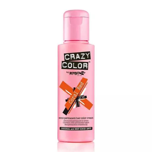 Crazy Color 100ml 57 Coral Red