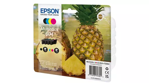 Epson C13T10G64010/604 Ink cartridge multi pack Bk,C,M,Y 150pg + 3x130pg Pack=4 for Epson XP-2200