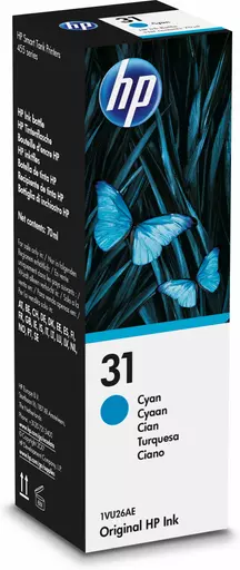 HP 1VU26AE/31 Ink cartridge cyan, 8K pages 70ml for HP Smart Tank Plus 555/Wireless 455/7005