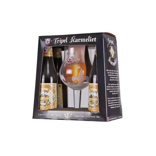 Tripel Karmeliet Gift Pack 4x33cl + 1glass