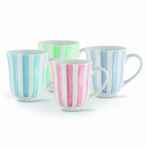 Royal Victoria Bazaar 4 Piece Mug Set