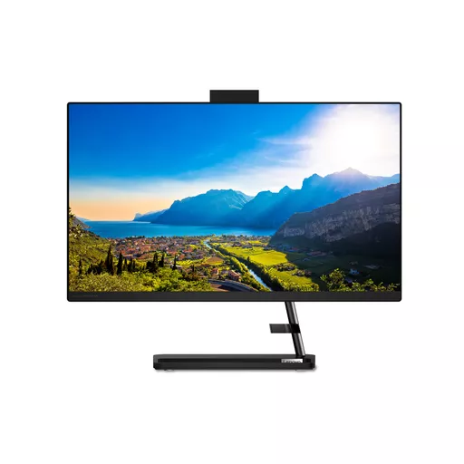 Lenovo IdeaCentre AIO 3 24ALC6 AMD Ryzen™ 5 7530U 60.5 cm (23.8") 1920 x 1080 pixels All-in-One PC 8 GB DDR4-SDRAM 512 GB SSD Windows 11 Home Wi-Fi 6 (802.11ax) Black