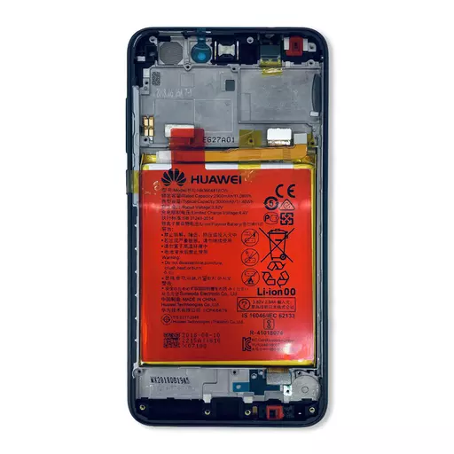 LCD Screen Assembly + Battery (Service Pack) (Black) - Huawei P8 lite