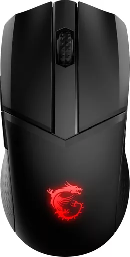 MSI CLUTCH GM41 LIGHTWEIGHT WIRELESS Gaming Mouse 'RGB, upto 20000 DPI, low latency, 74g weight, 80 hours battery life, 6 Programmable button, Symmetrical design, OMRON Switches, Dragon Center'