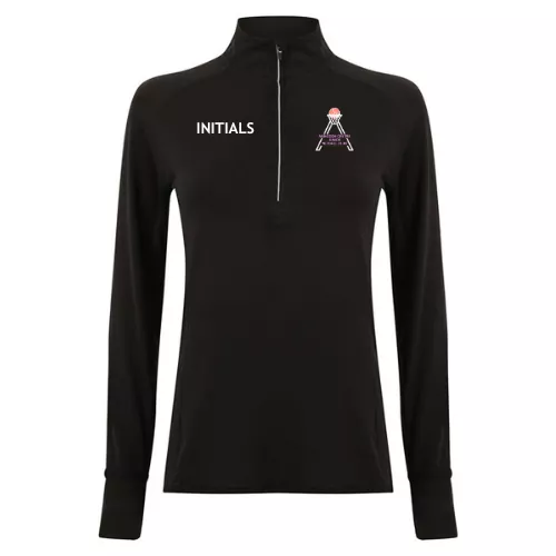 Abingdon Centre Junior Netball Club Senior Long Sleeve 1/4 Zip Top