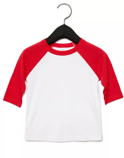 Toddler 3/4 Sleeve Baseball Tee