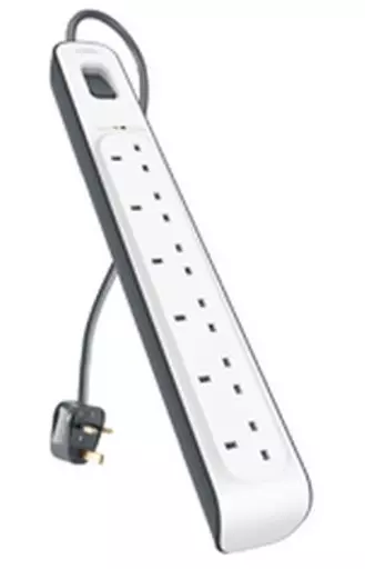 Belkin BSV603AF2M surge protector White 6 AC outlet(s) 2 m