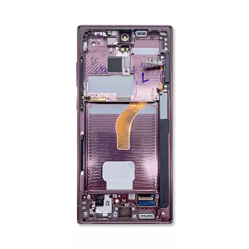 OLED Screen Assembly (Authorised Refurb) (Burgundy) (Grade B) - Galaxy S22 Ultra 5G (S908)