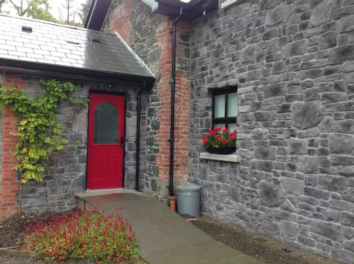 Coursed Weather Edged Grey 14 - Extension to match existing stone