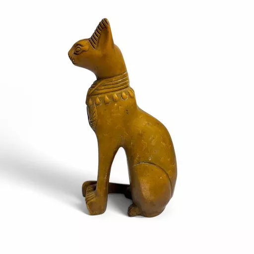 Stone Carved Bast Cat Figure | Starbeck Education