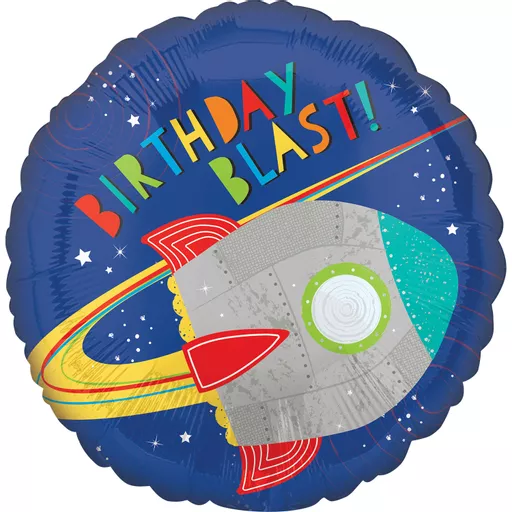 Blast Off Foil Balloon