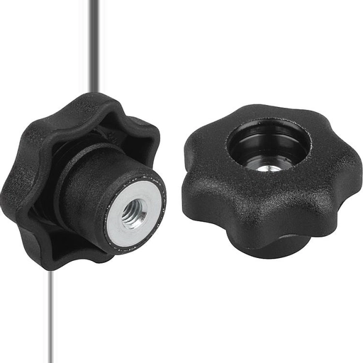 K0155 Star Grips Form D Threaded Bush Without Cap Size M4-M16