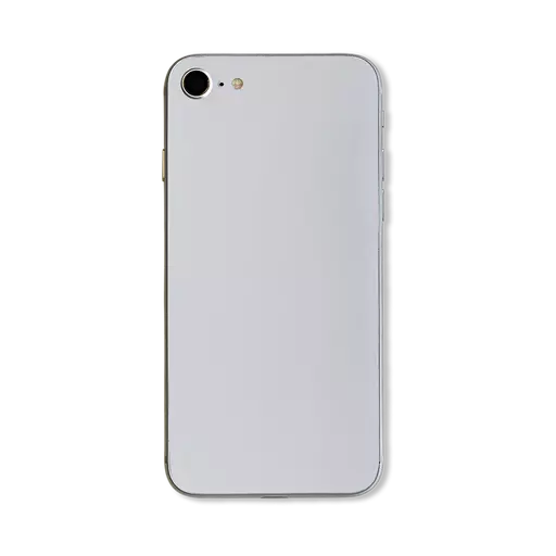 Back Housing With Internal Parts (Silver) (No Logo) - For iPhone 8