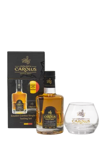 Goulden Carolus Single Malt Tasting Set 6x(20cl+gl) (incl. gift box)