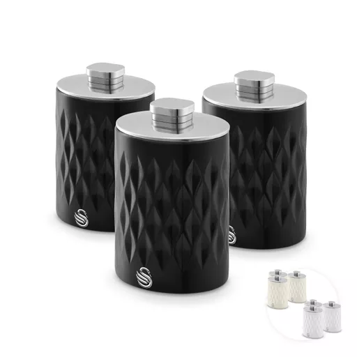 Swan Hexton Set of 3 Canisters