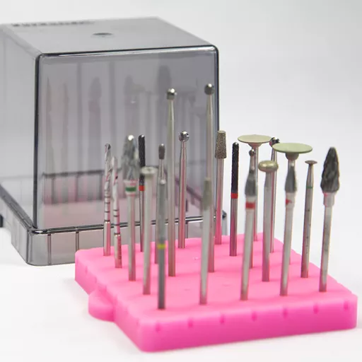 BurButler Ruby Pink 25 hole base with tall burs Lid off small.jpg