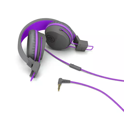 JLab JBuddies Kids Headphones - Grey/Purple