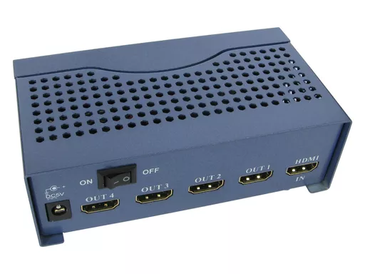 Cables Direct NLHDSP404-HS4K video splitter HDMI 4x HDMI