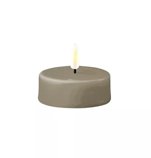 LED Large Tealight 6.1x4.5cm - Latte