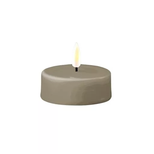 LED Large Tealight 6.1x4.5cm - Latte
