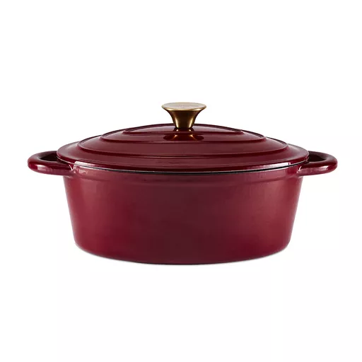 29cm Oval Casserole Cast Iron