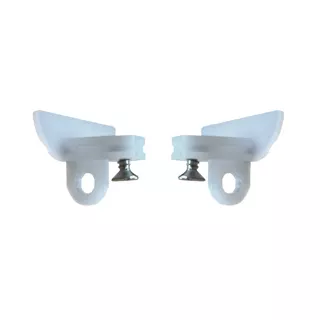 Discrete Top Fix Track End Covers (25 Prs) WH