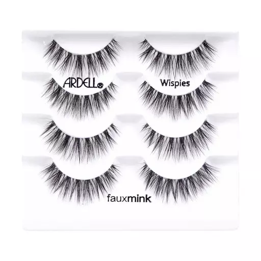 Ardell Multipack Faux Mink Wispies Strip Lashes 4pk