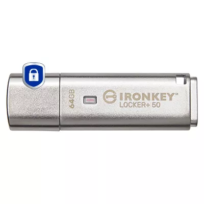 Kingston Technology IronKey 64GB IKLP50 AES USB, w/256bit Encryption