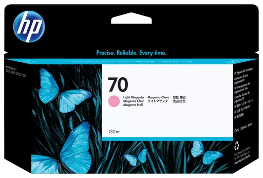 HP C9455A/70 Ink cartridge light magenta 130ml for HP DesignJet Z 2100/3100/3200/5200