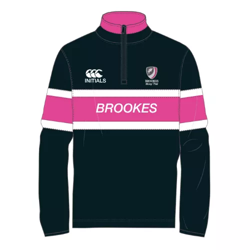 PRE-ORDER Oxford Brookes University Muay Thai Unisex Retro 1/4 Zip Fleece