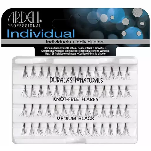 Ardell Naturals Individual knot Free Flare Lashes Medium Black