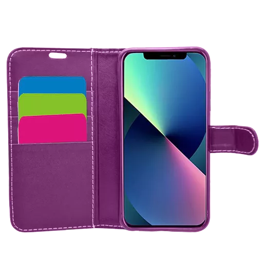 Wallet for iPhone 14 Plus - Purple