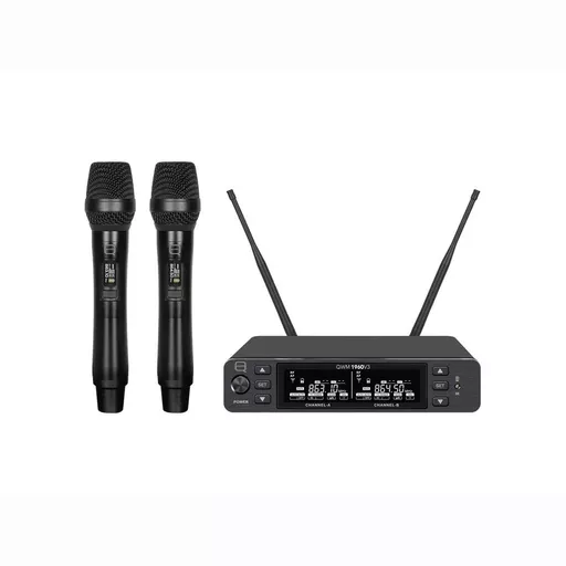 Q-Audio QWM1960 V3 Handheld Dual UHF System - CH70