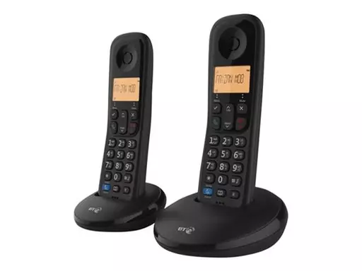 British Telecom 090663 telephone DECT telephone Caller ID Black